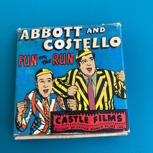 Abbott and Costello Fun on the Run Film Box